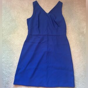 Loft Royal Blue V-Neck Shift Dress